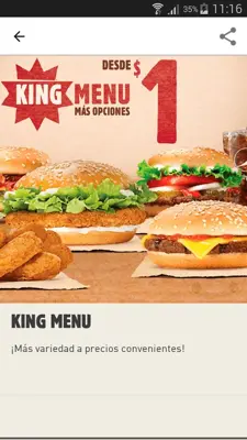 Burger King® Puerto Rico android App screenshot 2